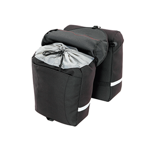QBP Double Pannier 24L Black
