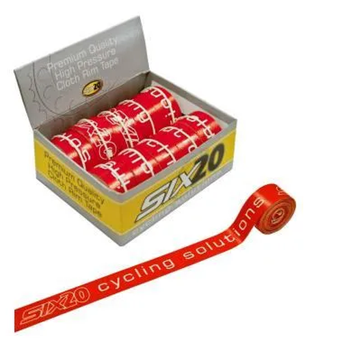 Proseries Cloth Rim Tape 2m x 25mm Red