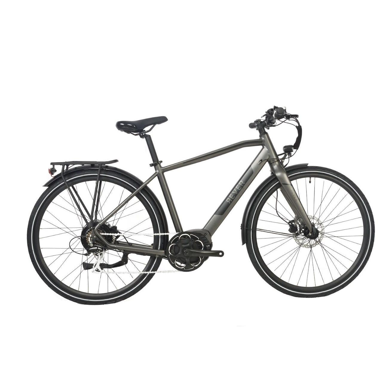 Rever Urban Mens Electric Bike Titanium Grey