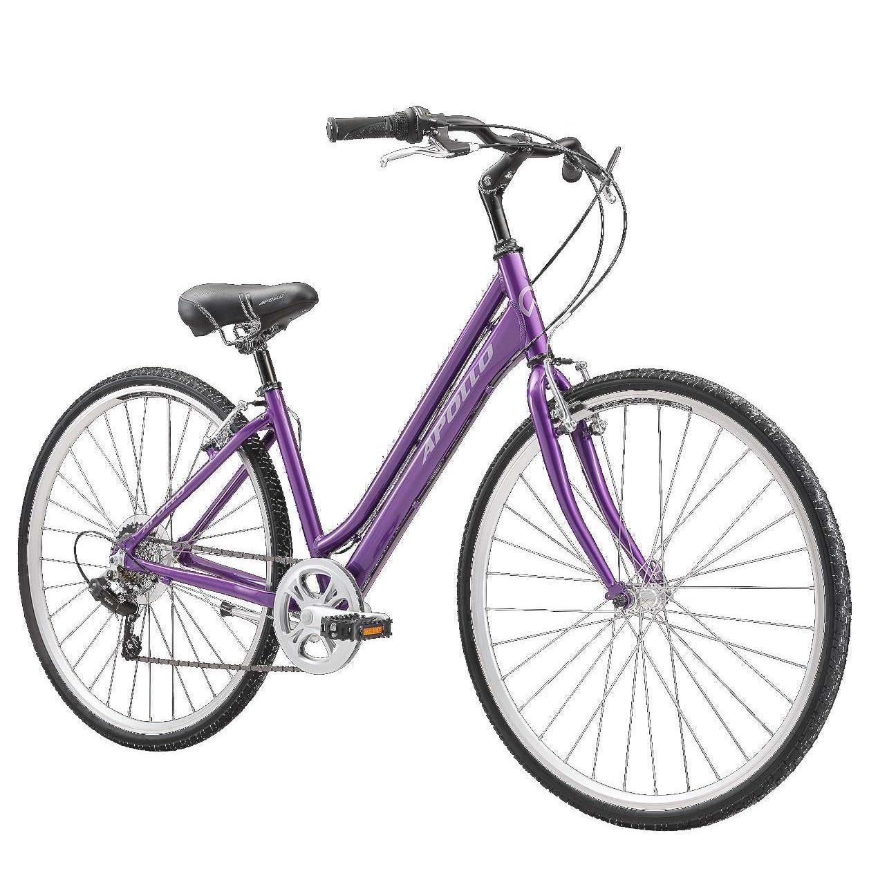 Apollo Villa Hybrid Bike Gloss Purple