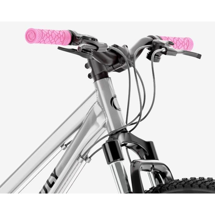Vuly Classic Kids 24'' Mountain Bike Silver/Pink