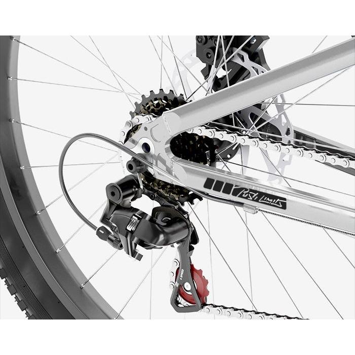 Vuly Classic Kids 24'' Mountain Bike Silver/Pink