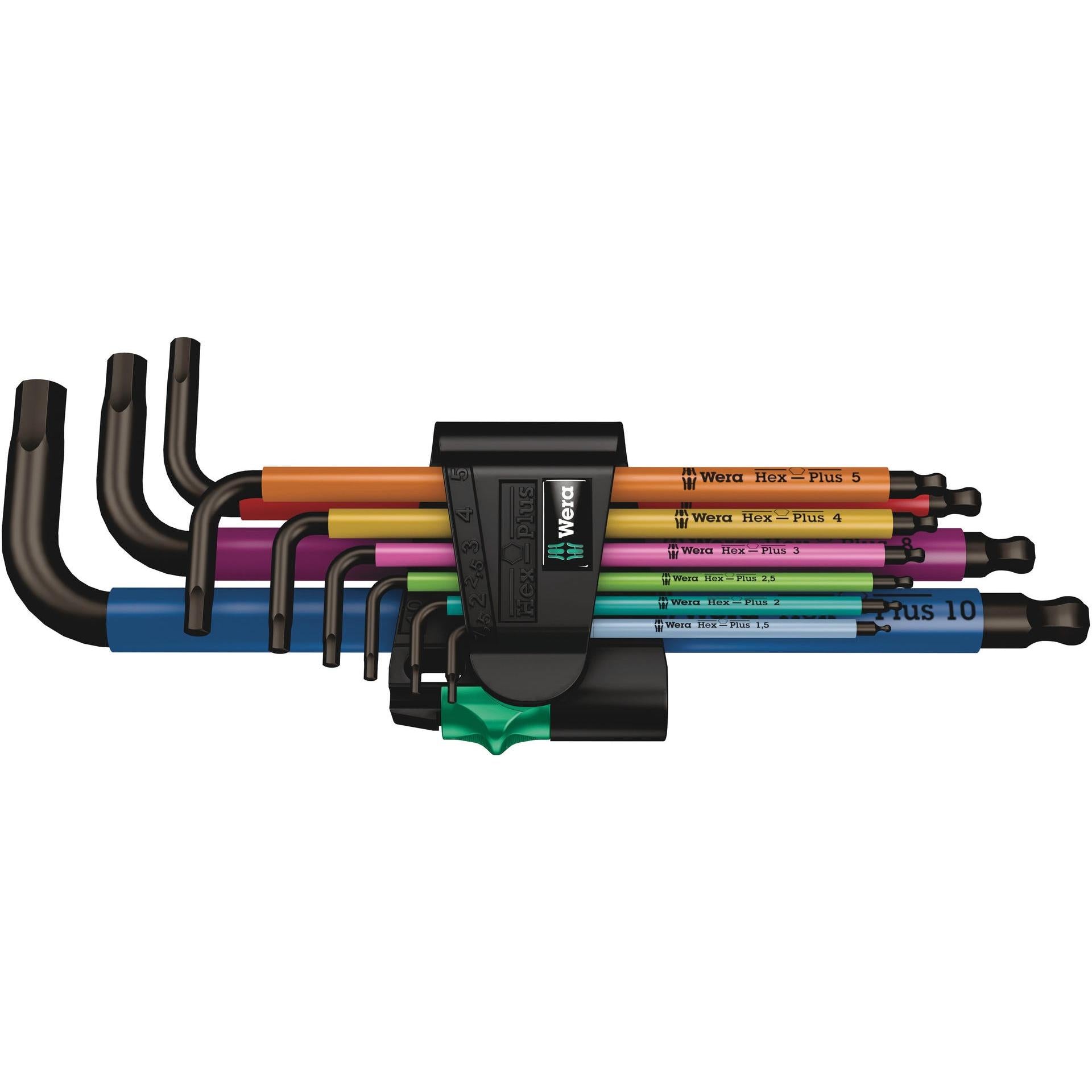 WERA BlackLaser 950/9 Multicolour Hex-Plus Metric Keyset 1