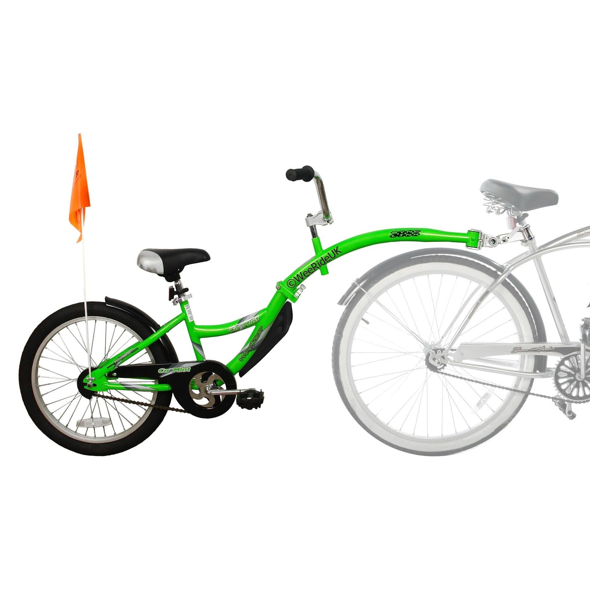 Weeride Tag Along Co Pilot Green