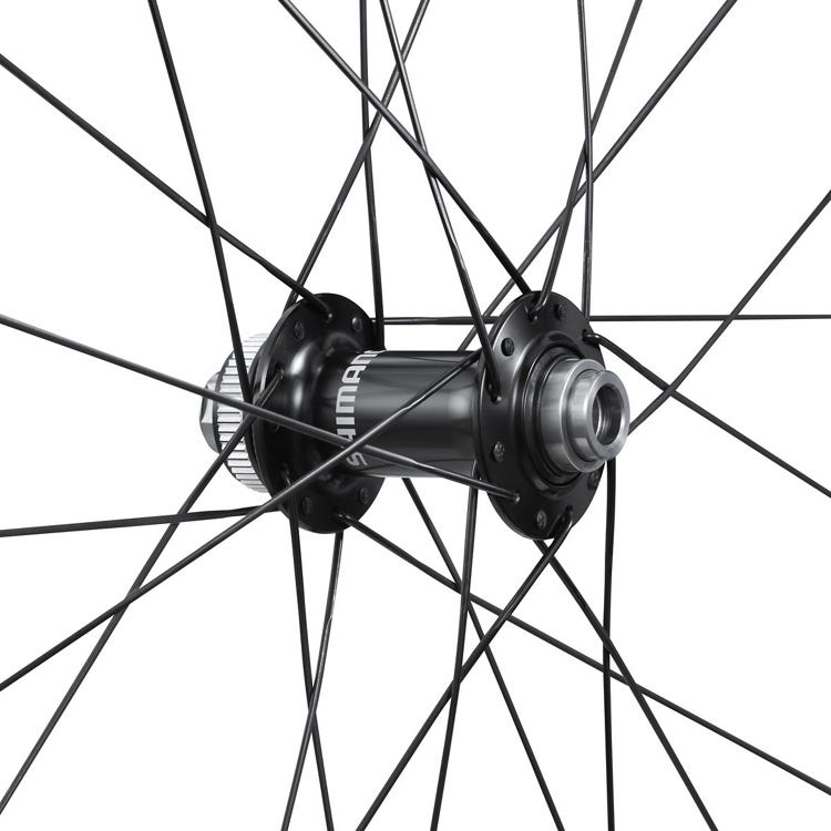 Shimano C32 Tubeless Disc Brake Carbon Front Wheel Centrelock