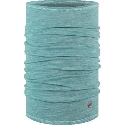 Buff Merino Lightweight Bike Multifunction Neck Warmer - Solid Pool Blue UNI